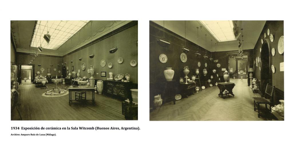 1934 Exposición de cerámica en la Sala Witcomb de Buenos Aires, Argentina