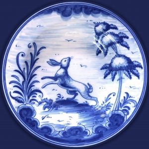 Plato de cerámica de Ruiz de Luna