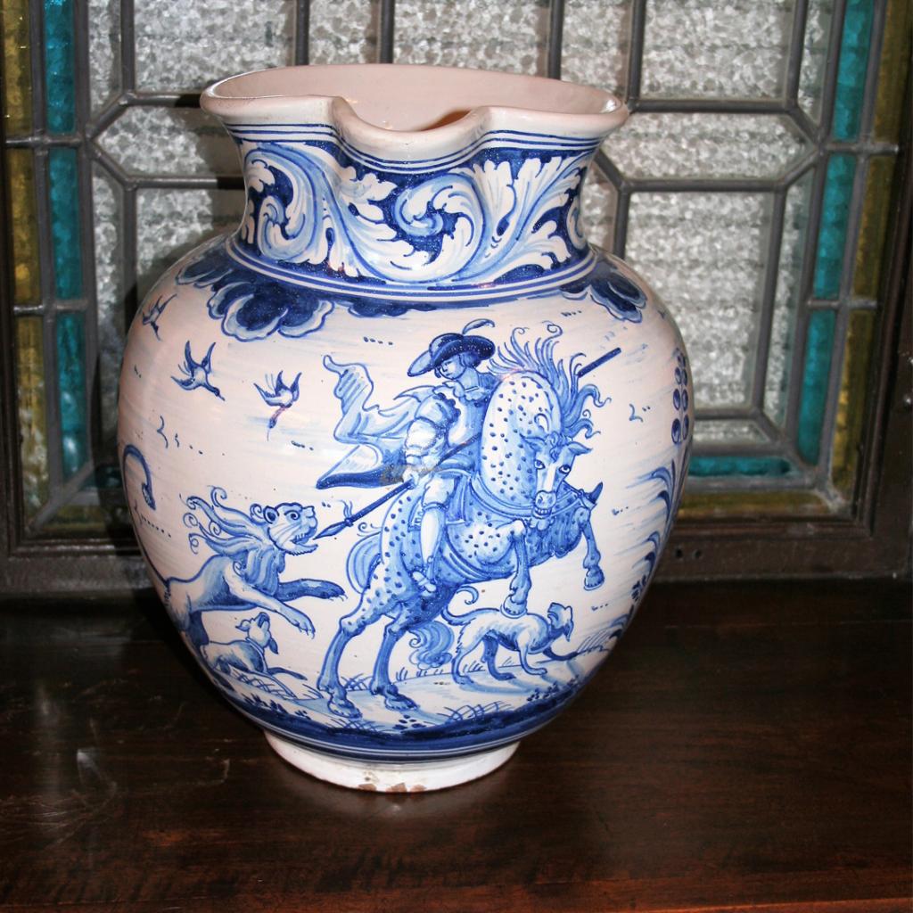 Jarra de asa sogeada motivo del S. XVII, Ruiz de Luna